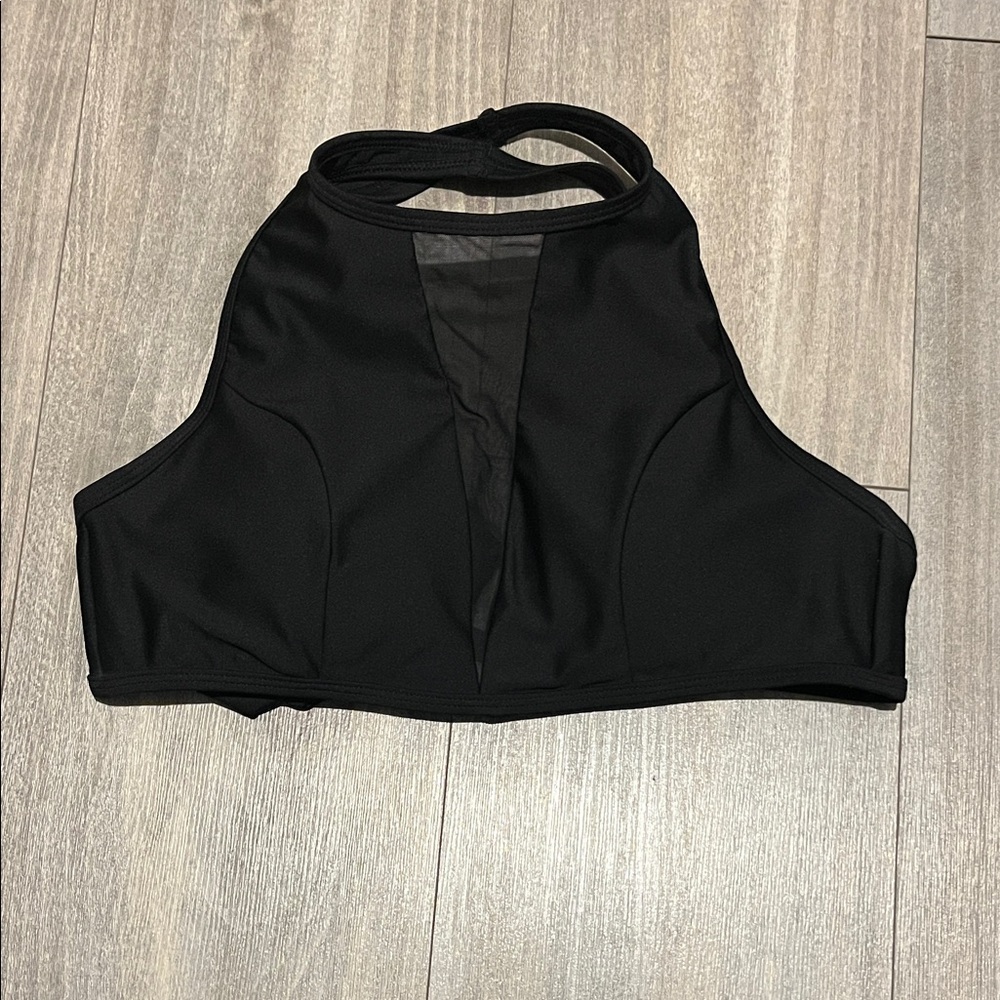 Time and Tru Black Women's Crop Top